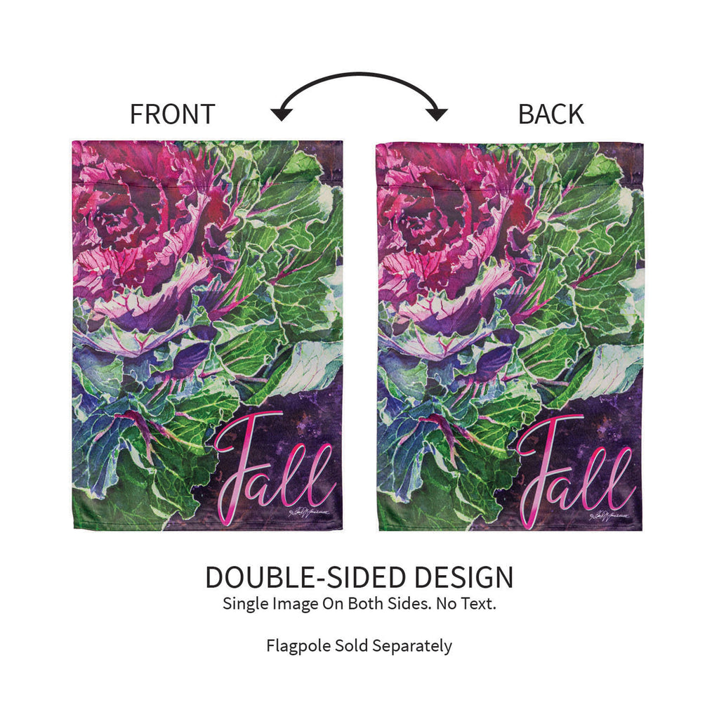 Fall Beauty Suede Garden Flag