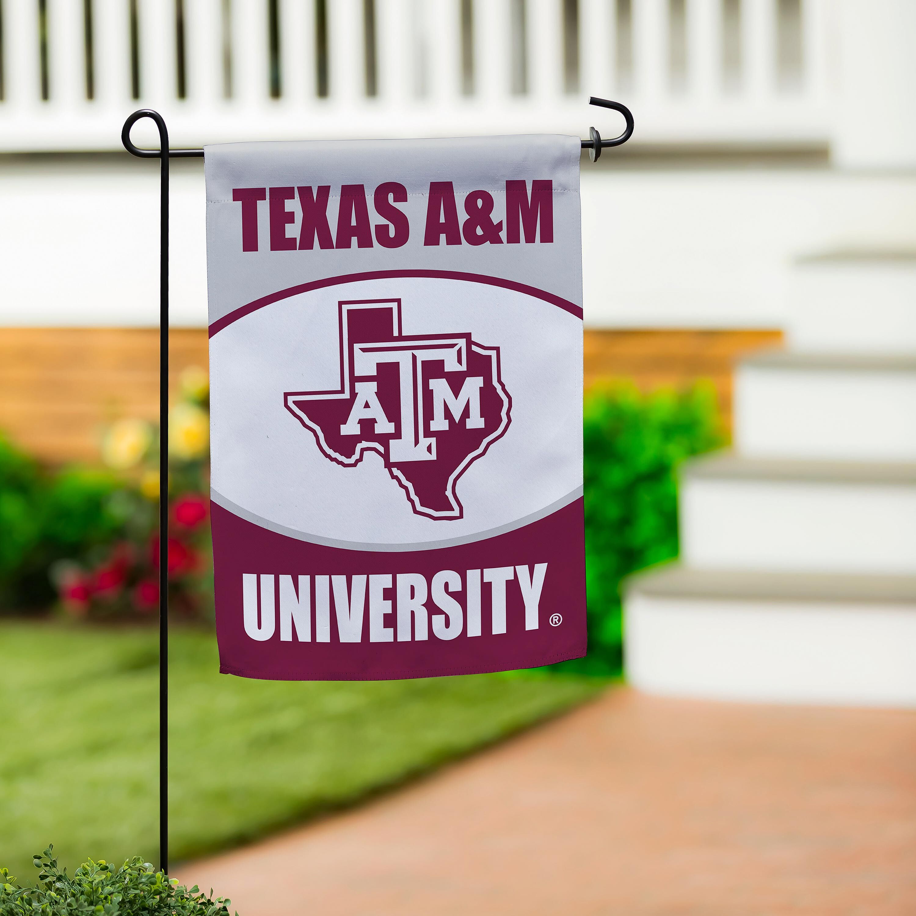 Texas A&M Suede Garden Flag