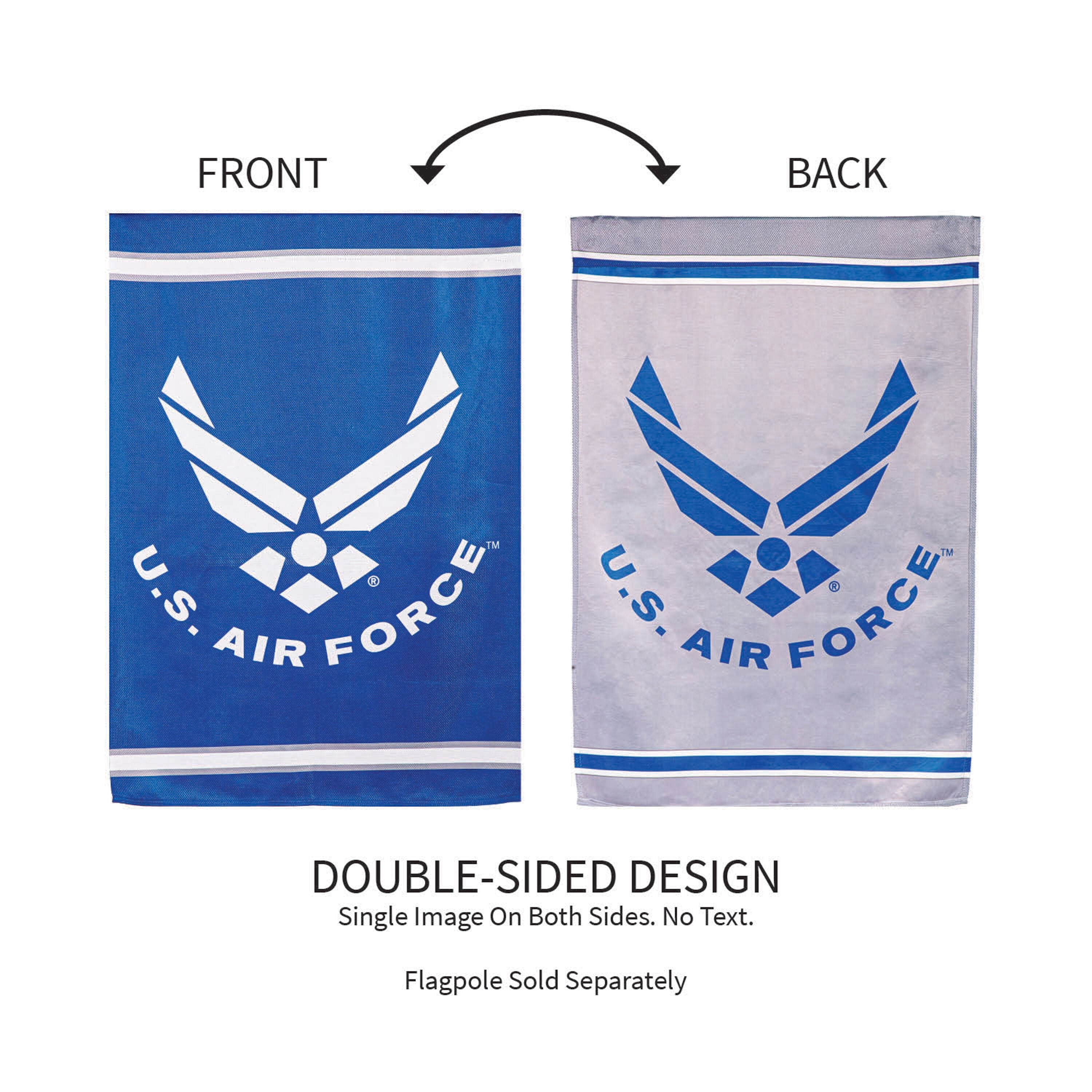 Embossed Suede Flag, GDN Size, Air Force