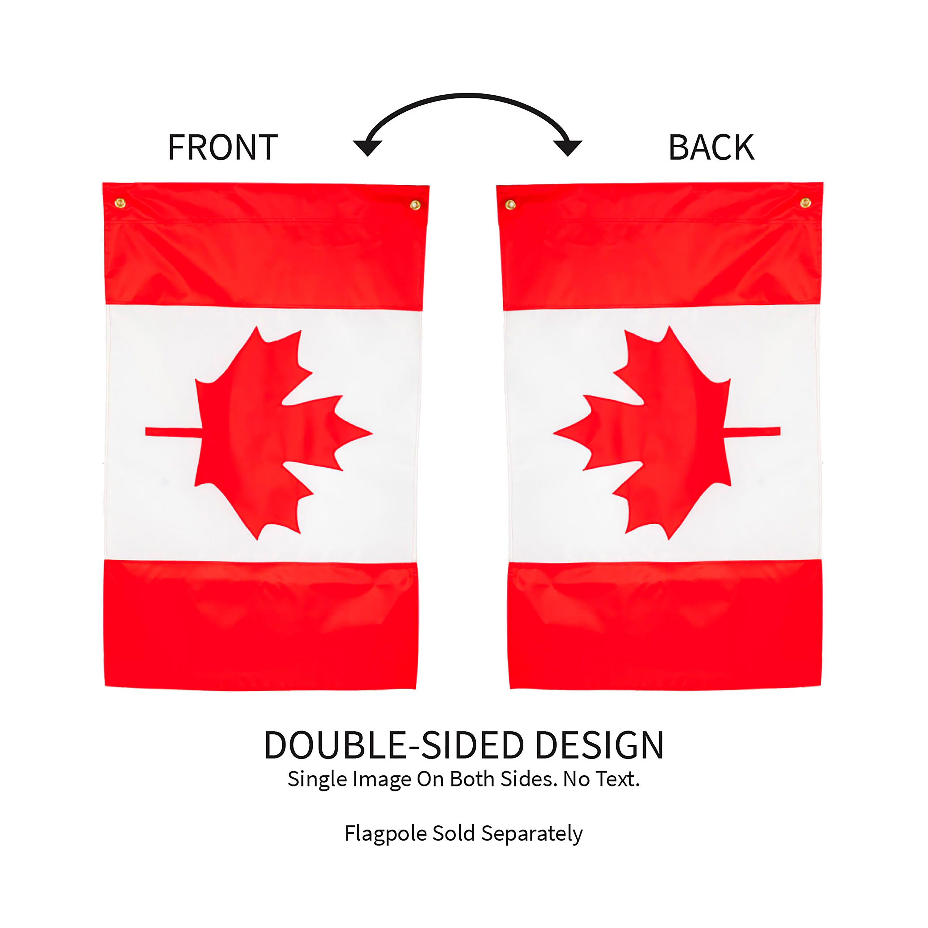 Canada Garden Applique Flag