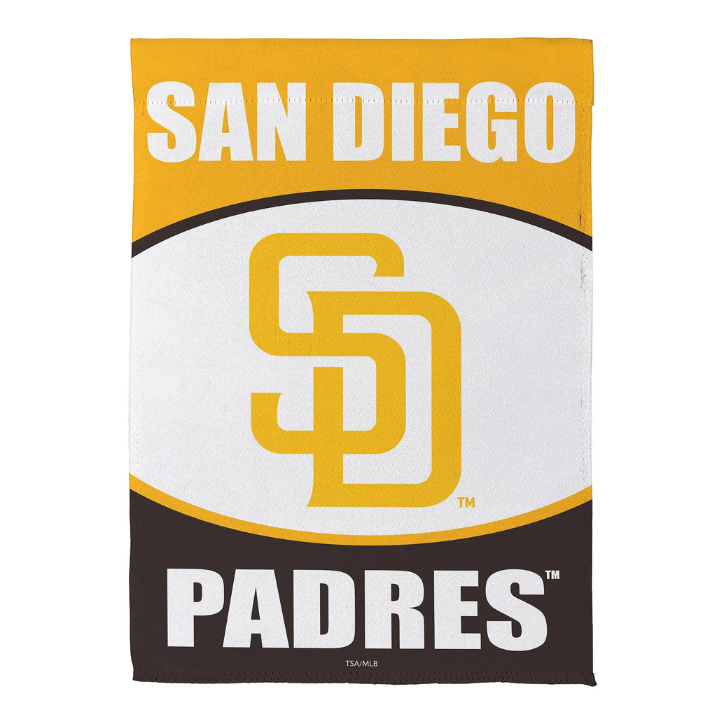 San Diego Padres Suede Garden Flag