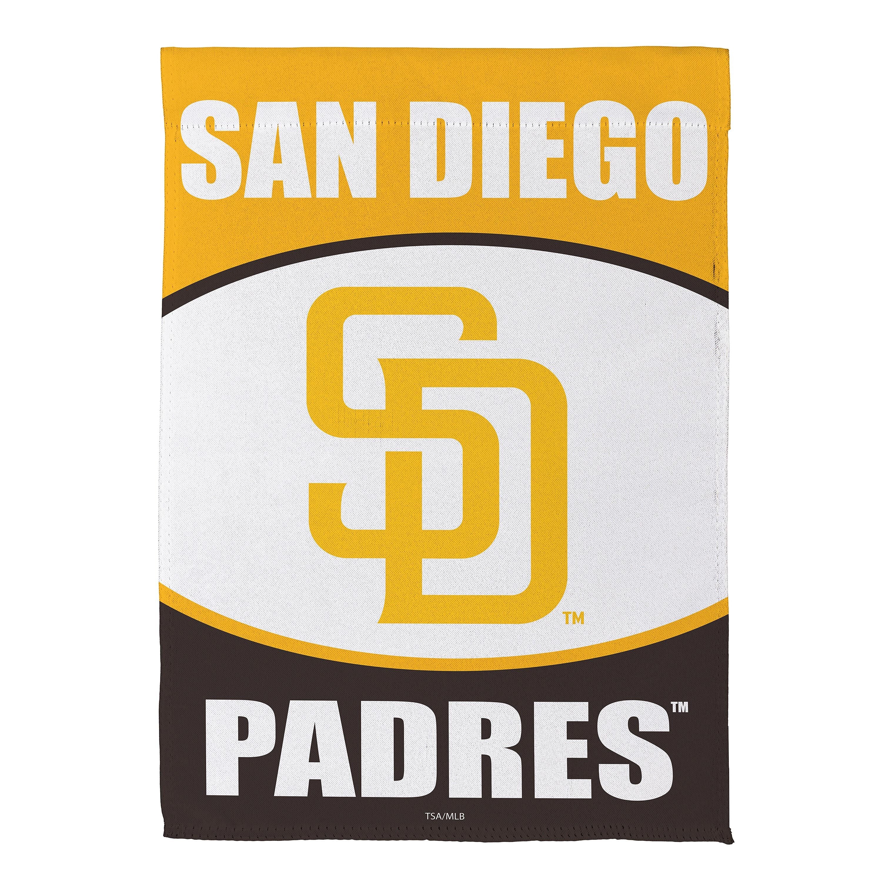 San Diego Padres Suede Garden Flag