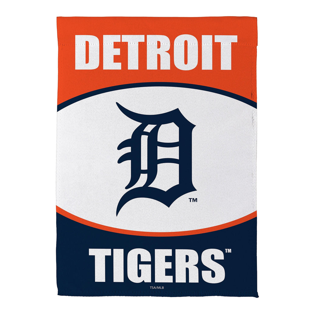 Detroit Tigers Suede Garden Flag