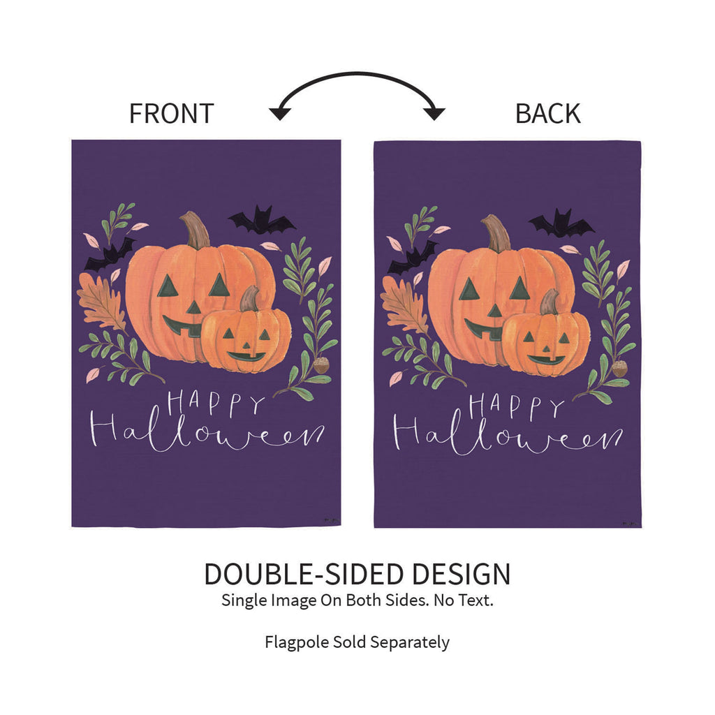 Spooky Season Suede Garden Flag