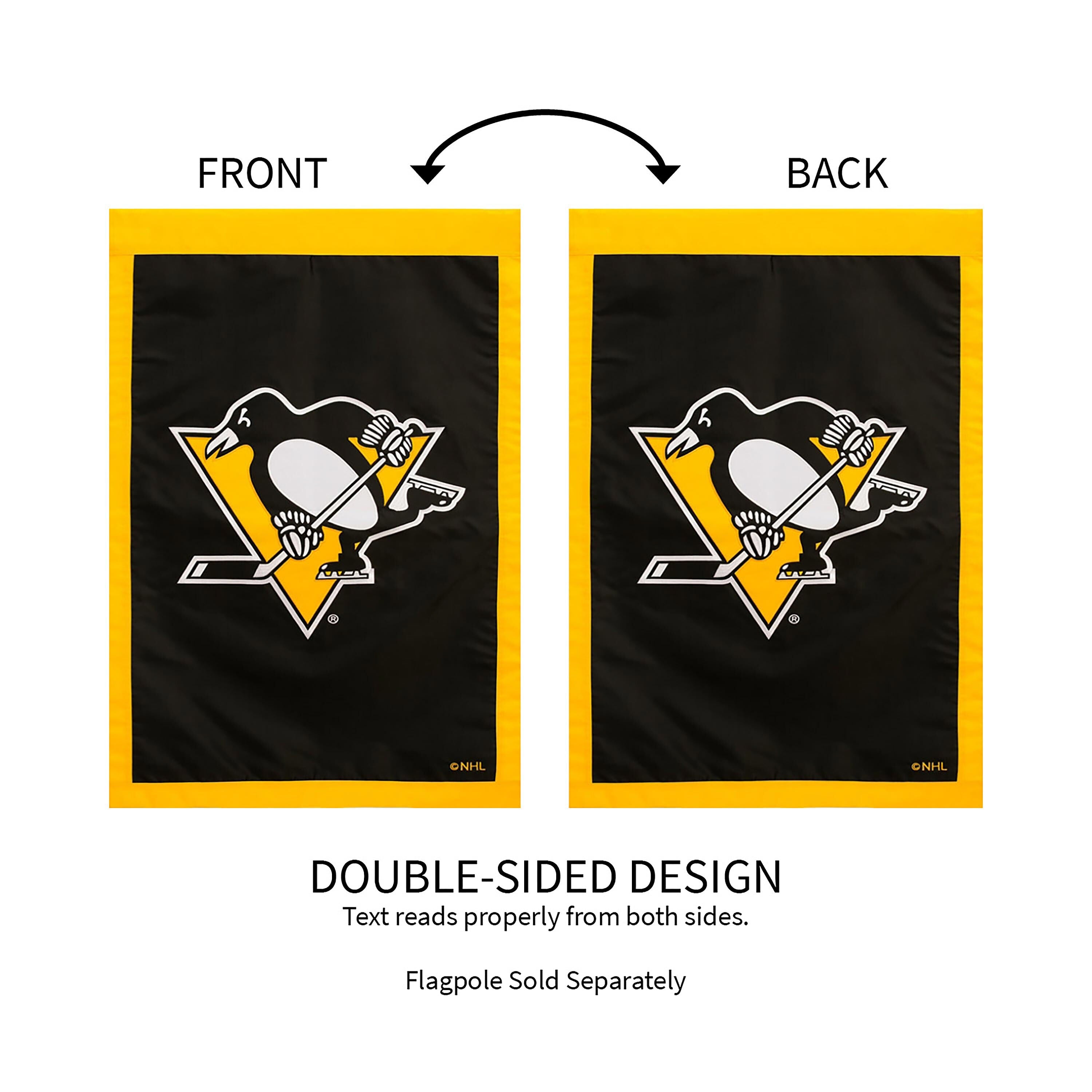 Pittsburgh Penguins Applique Flag