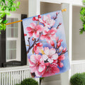 Cherry Blossom Suede House Flag