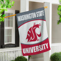 Washington State University Suede House Flag