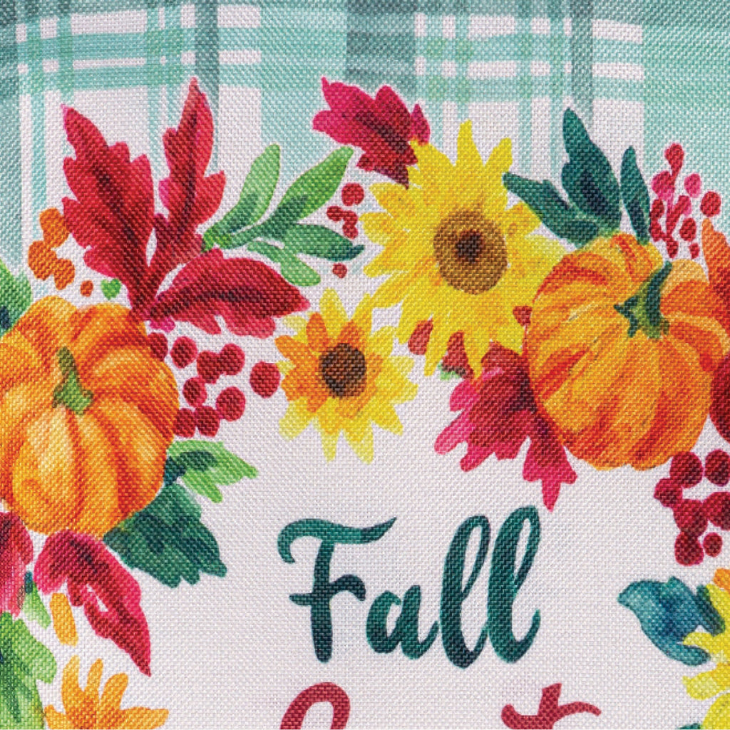 Fall Sweet Fall Burlap Garden Flag