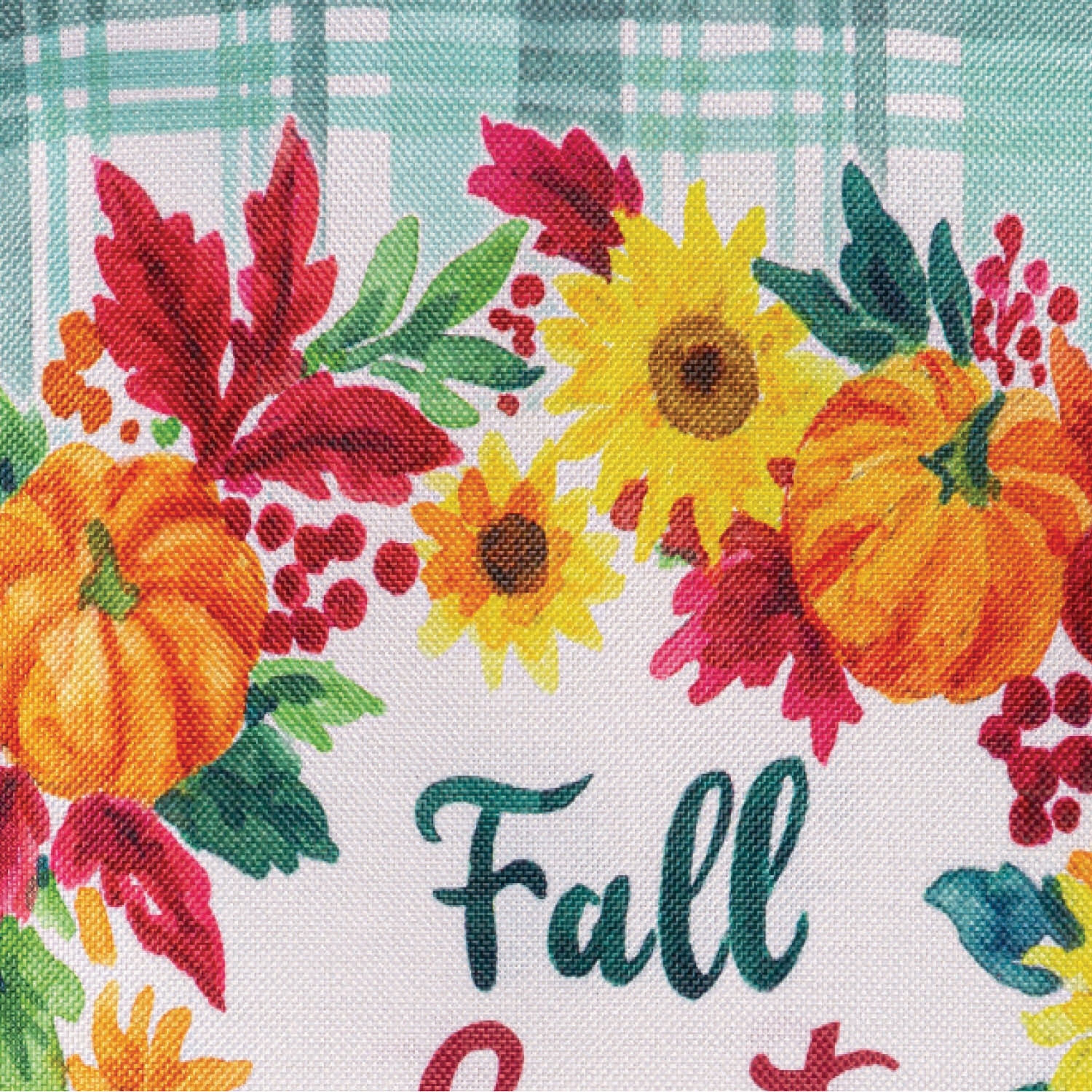 Fall Sweet Fall Burlap Garden Flag