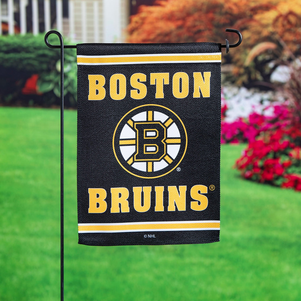 Embossed Suede Flag, GDN Size, Boston Bruins
