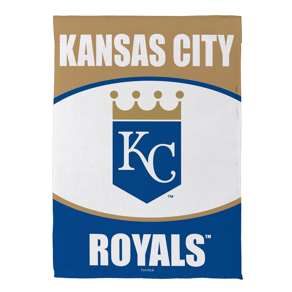 Kansas City Royals Suede Garden Flag