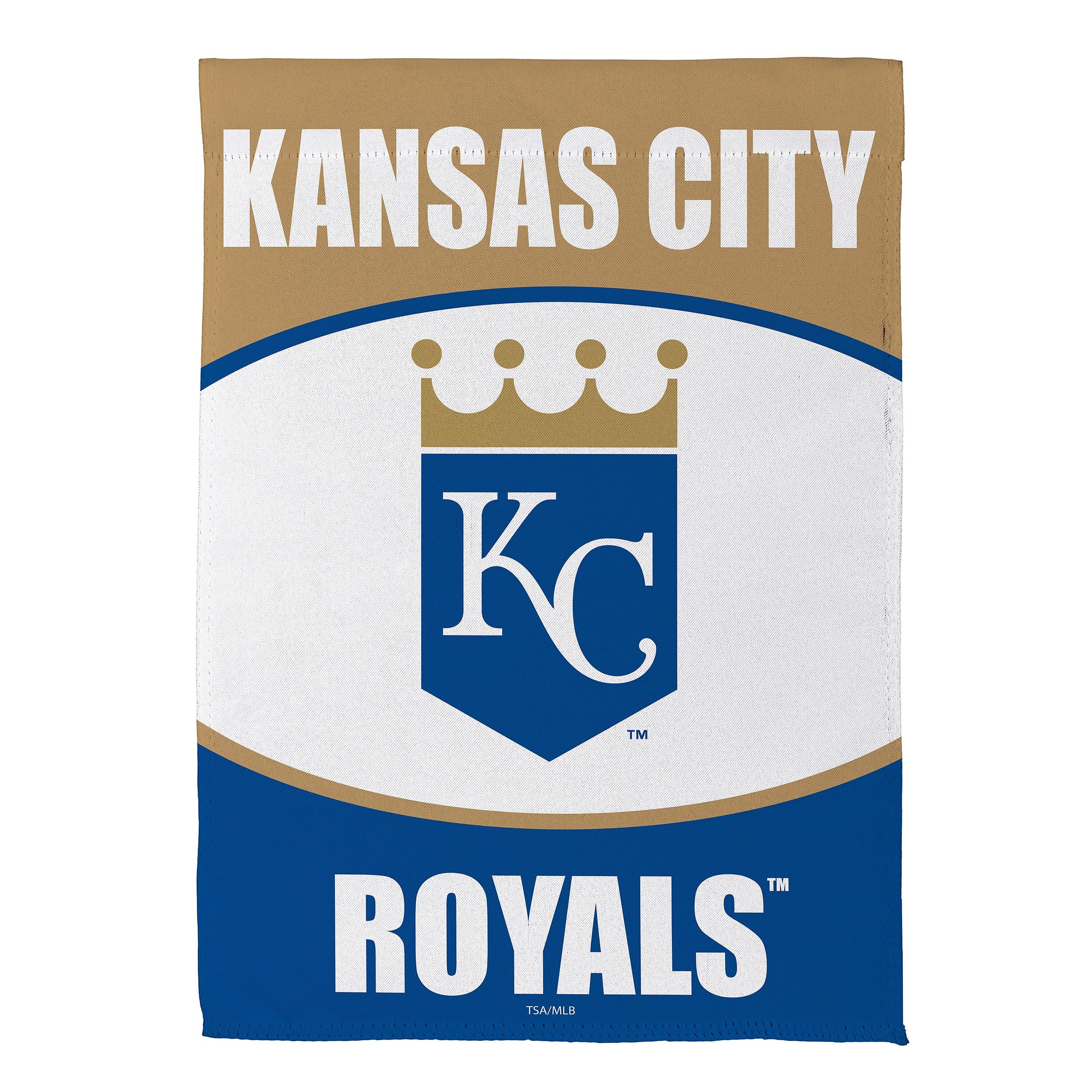 Kansas City Royals Suede Garden Flag