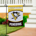 Pittsburgh Penguins Suede Garden Flag