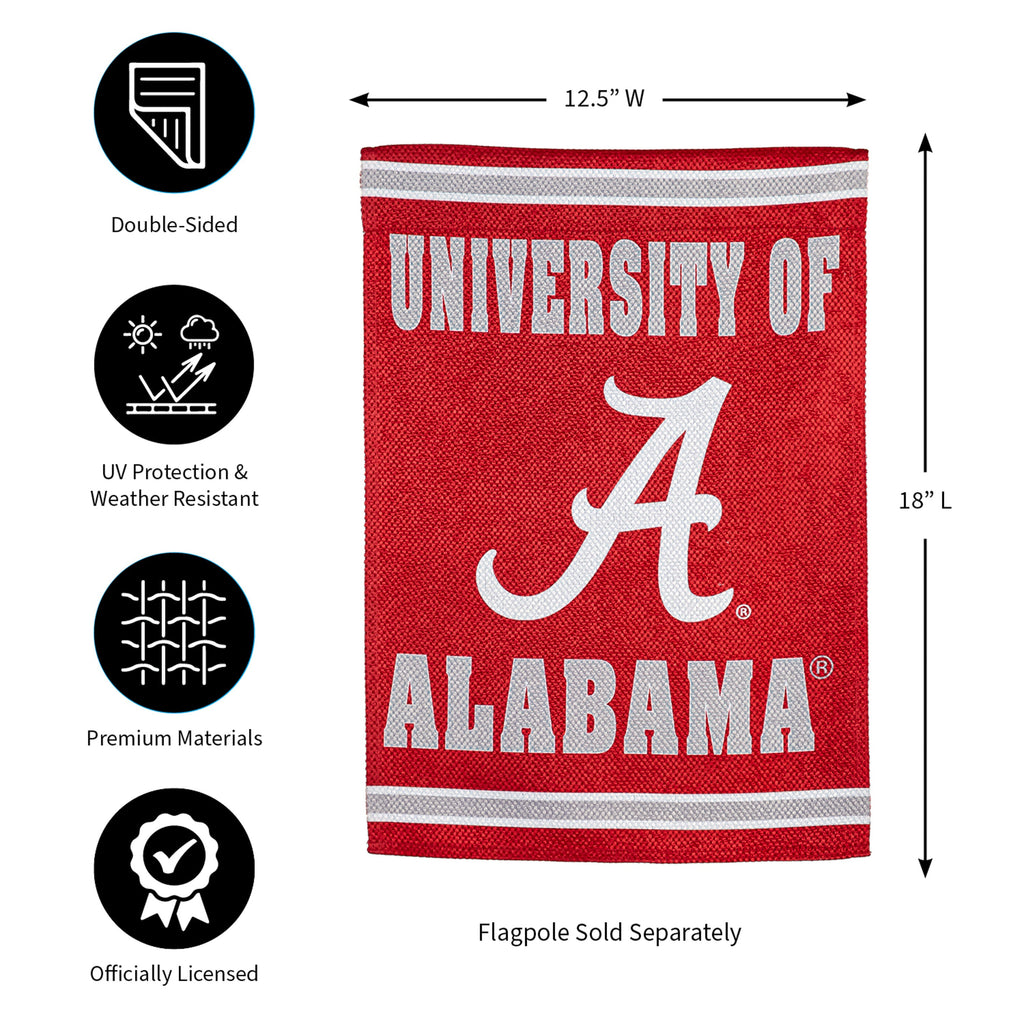Embossed Suede Flag, GDN Size, University of Alabama