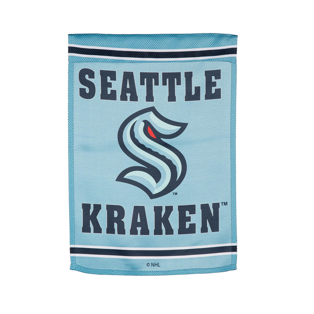 Embossed Suede Flag, GDN Size, Seattle Kraken