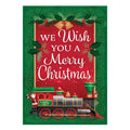 North Pole Express Applique House Flag