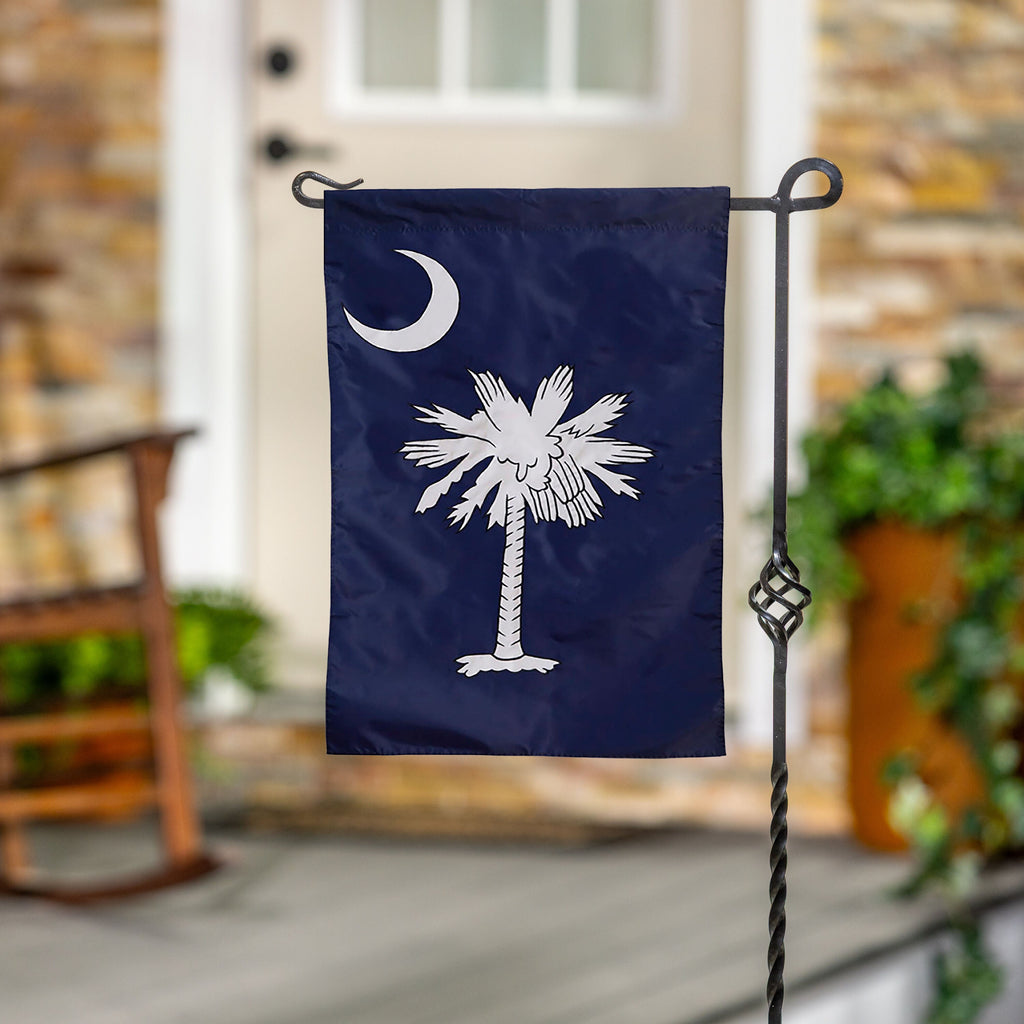 South Carolina Garden Applique Flag