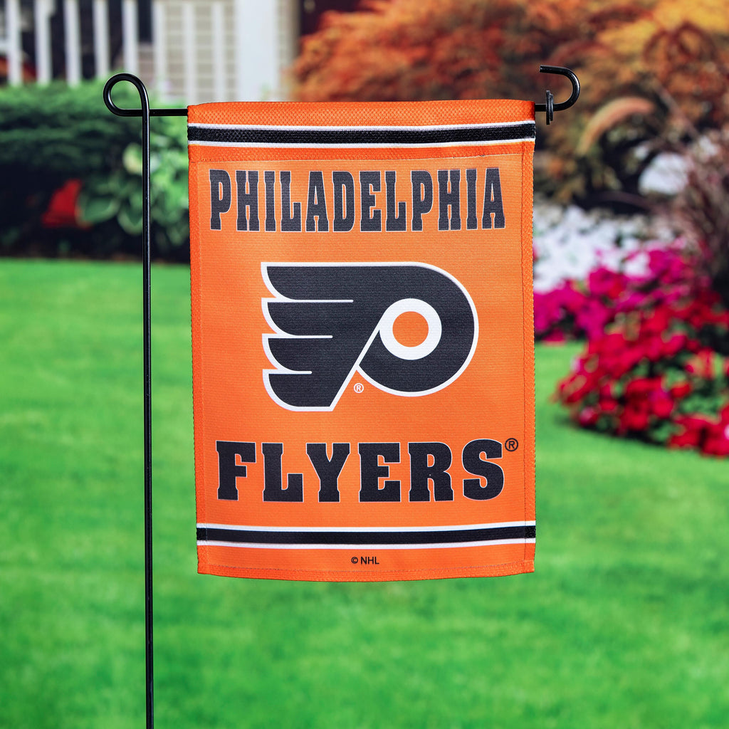 Philadelphia Flyers Embossed Suede Garden Flag
