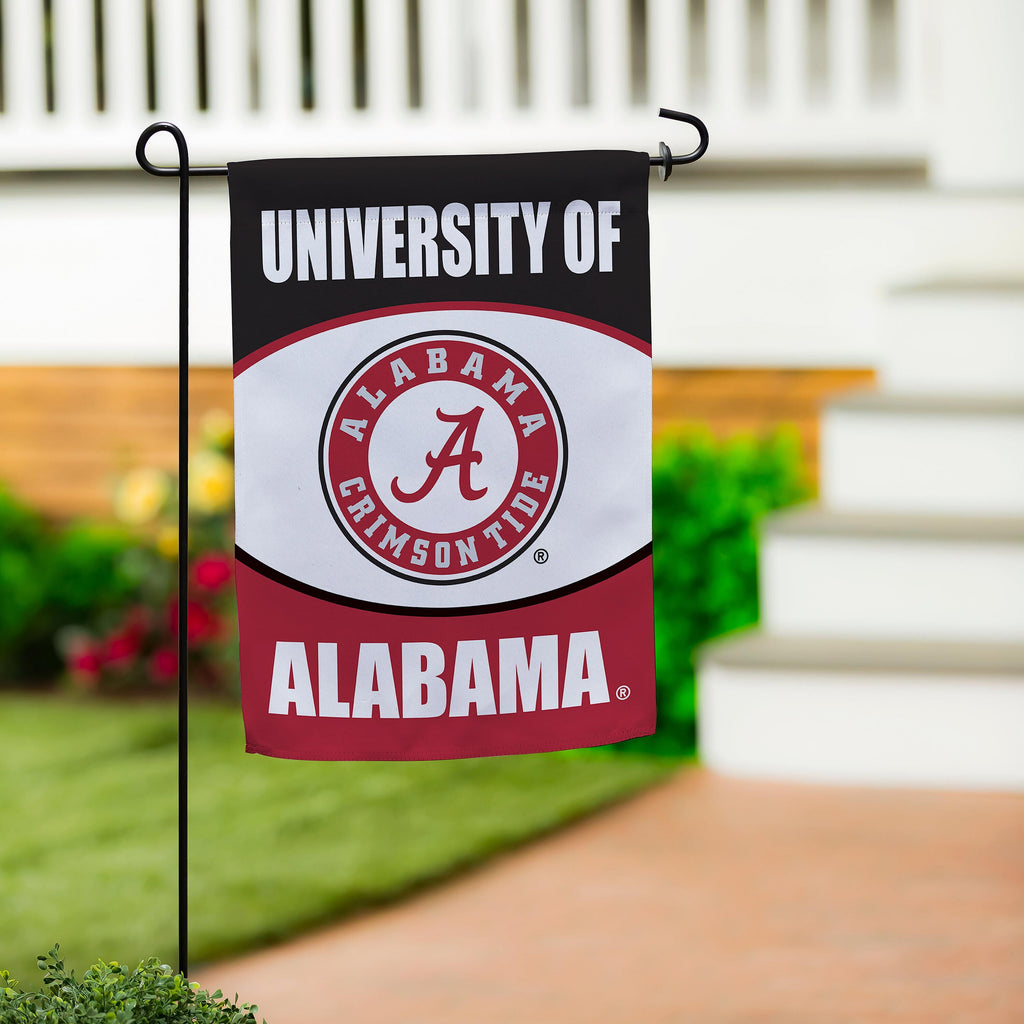 University of Alabama Suede Garden Flag