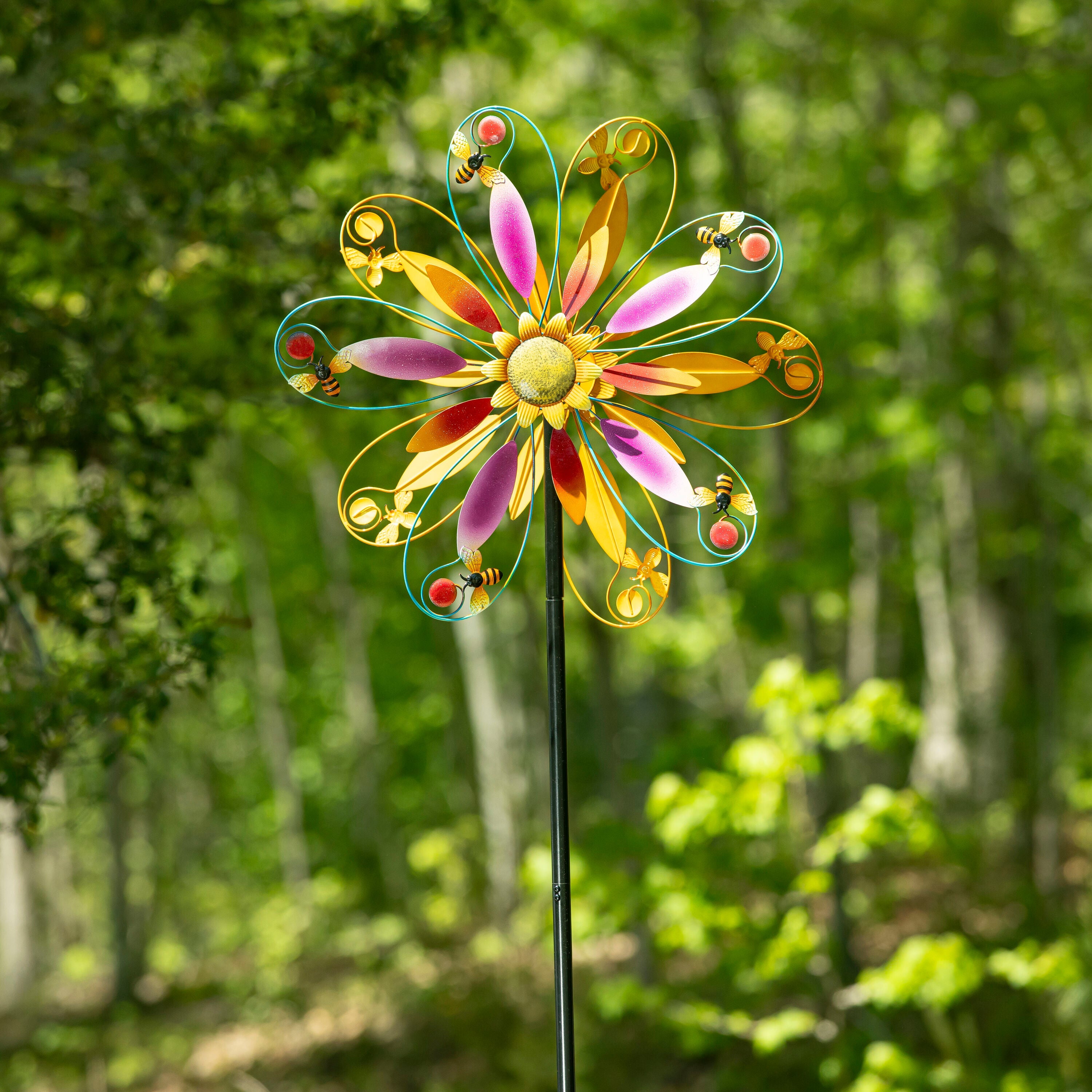 Enchanted Blossom Wind Spinner 74"H