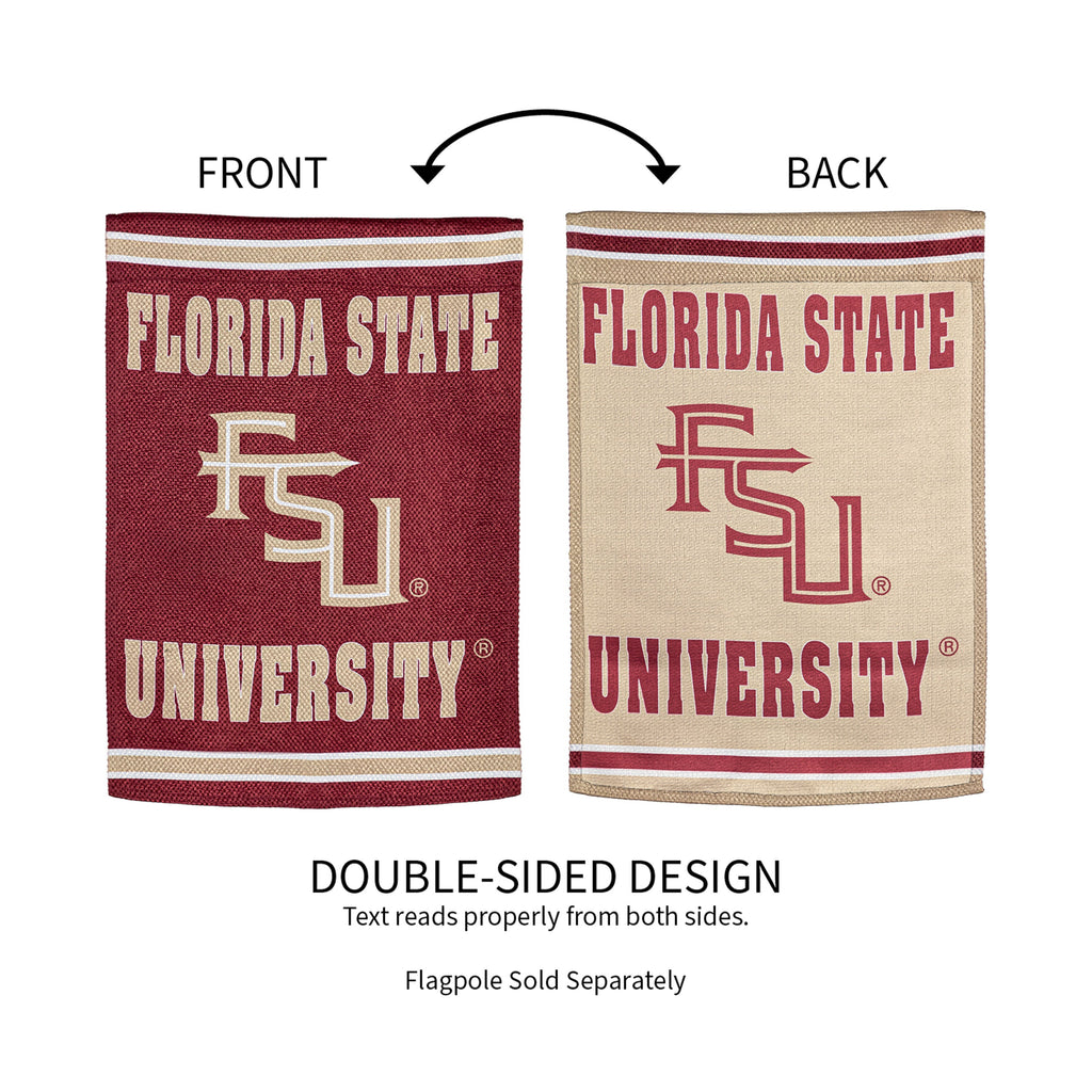 Embossed Suede Flag, GDN Size, Florida State University