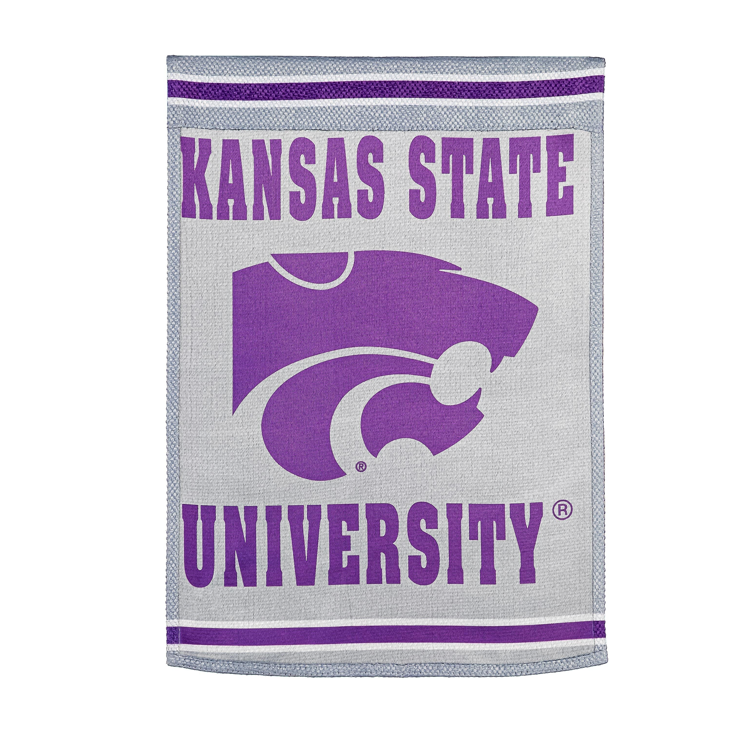Embossed Suede Flag, GDN Size, Kansas State University