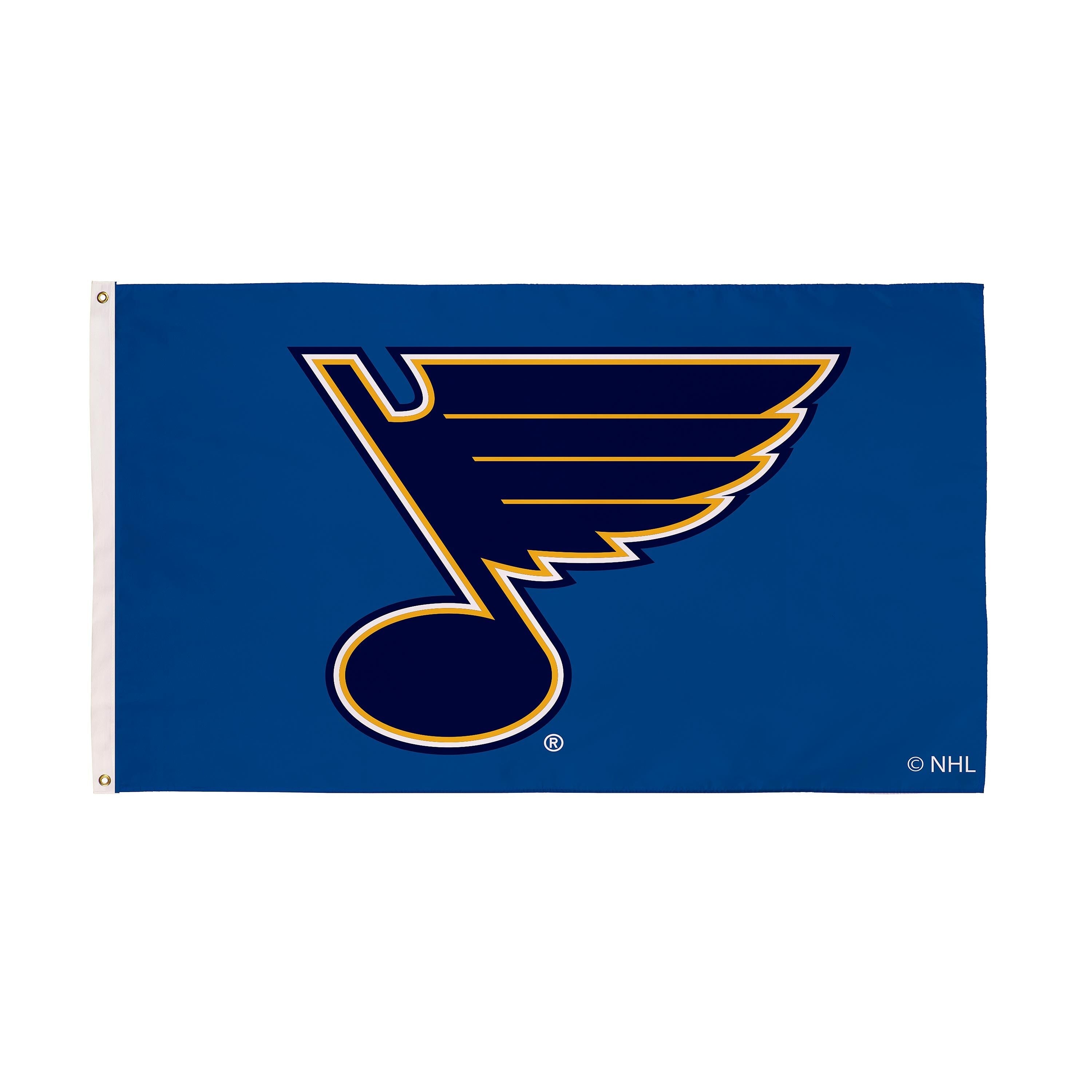 St Louis Blues Single Sided Estate Flag with 2 Grommets, 3'x5'