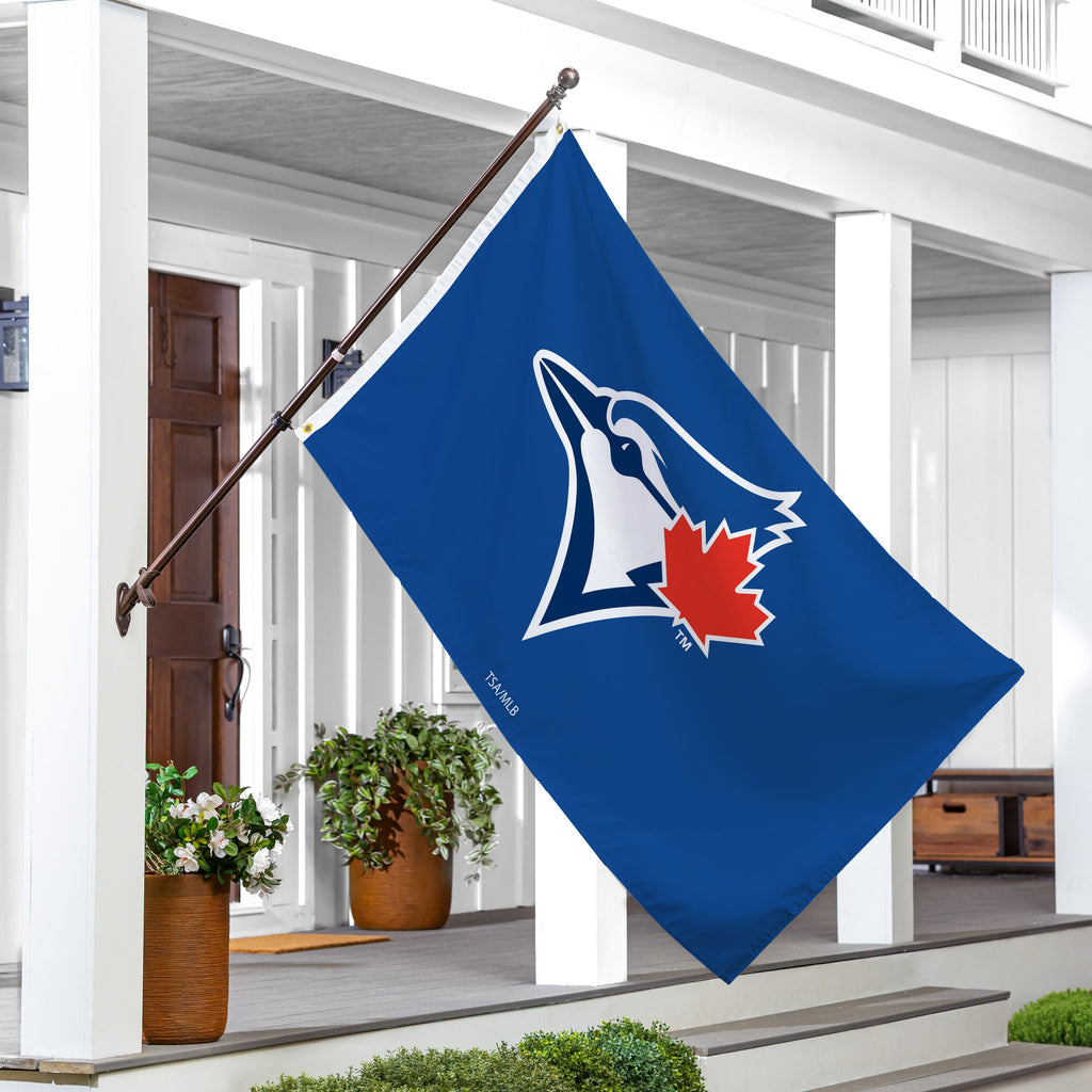 Toronto Blue Jays Single Sided Flag w/ 2 Grommets, 3'x5'