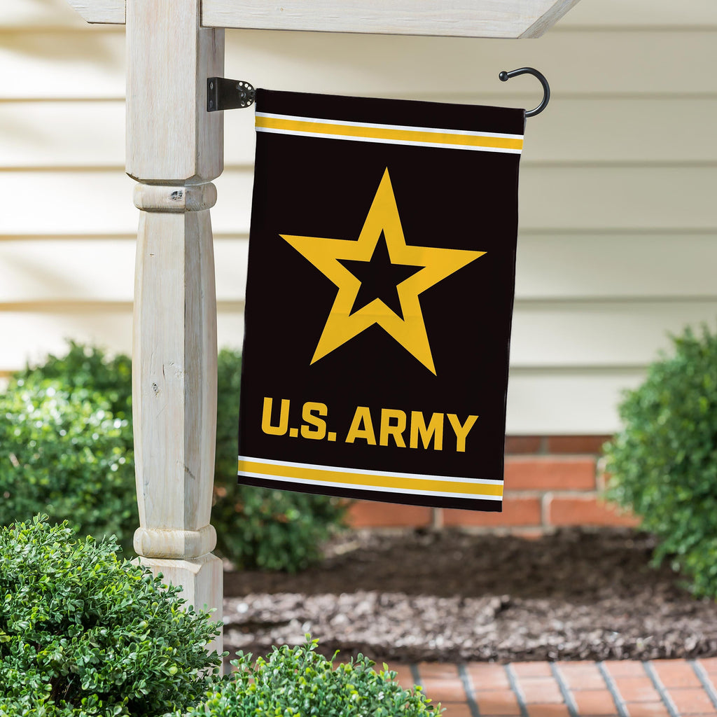 Embossed Suede Flag, House Size, Army