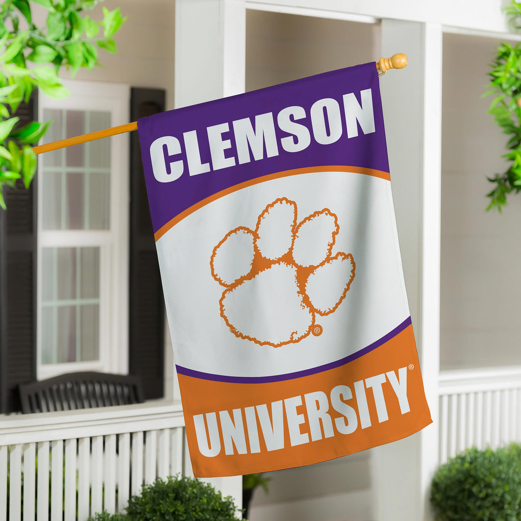Clemson University Suede Flag, House
