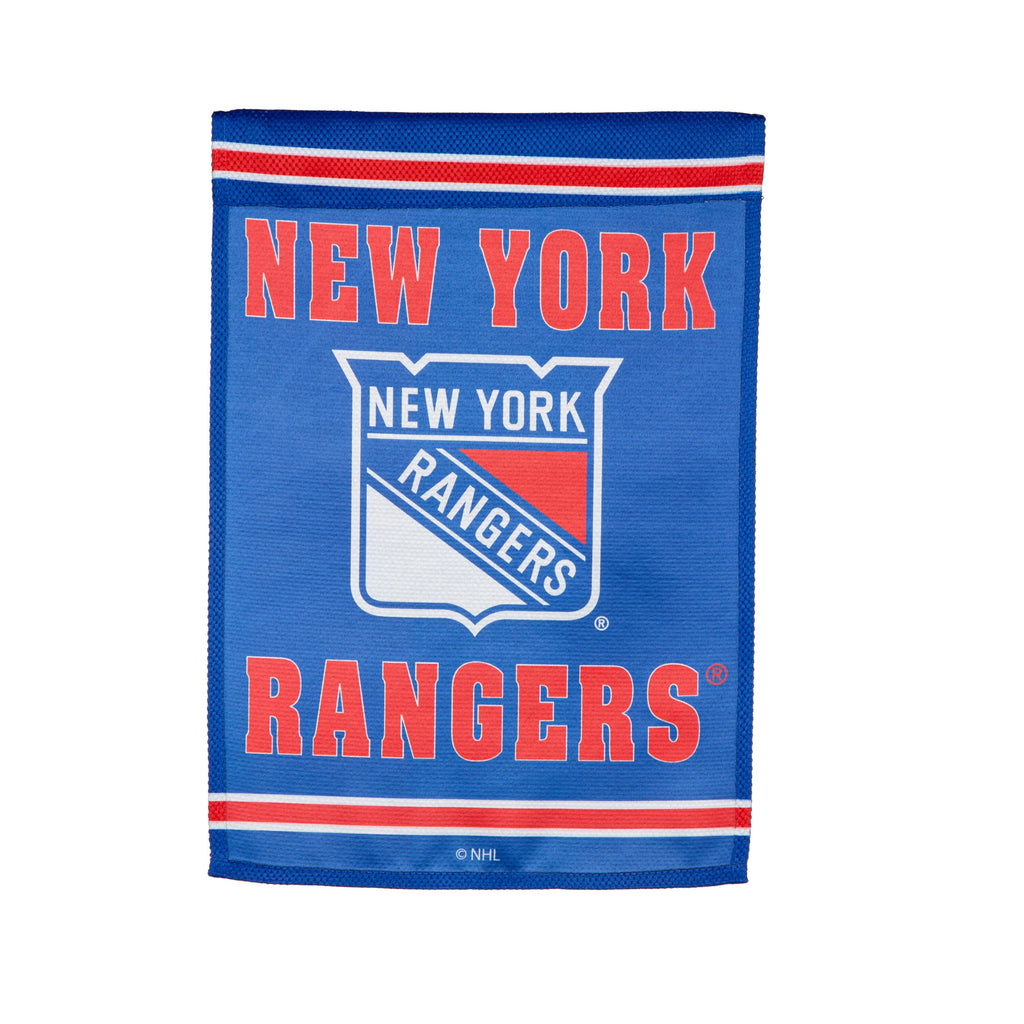 Embossed Suede Flag, GDN Size, New York Rangers