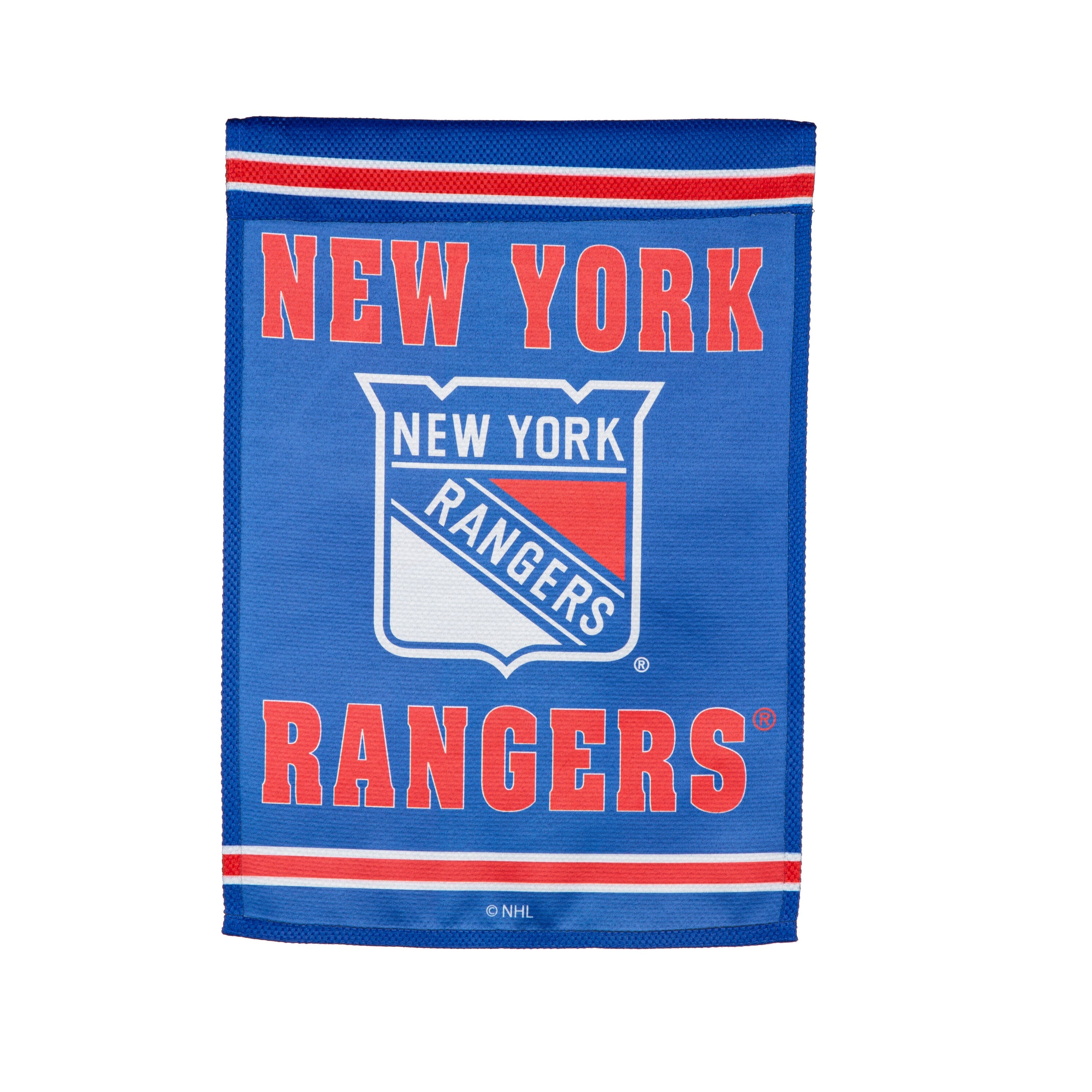 Embossed Suede Flag, GDN Size, New York Rangers
