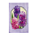 Spring Hyacinths House Applique Flag