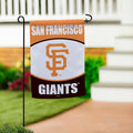 San Francisco Giants Suede Garden Flag