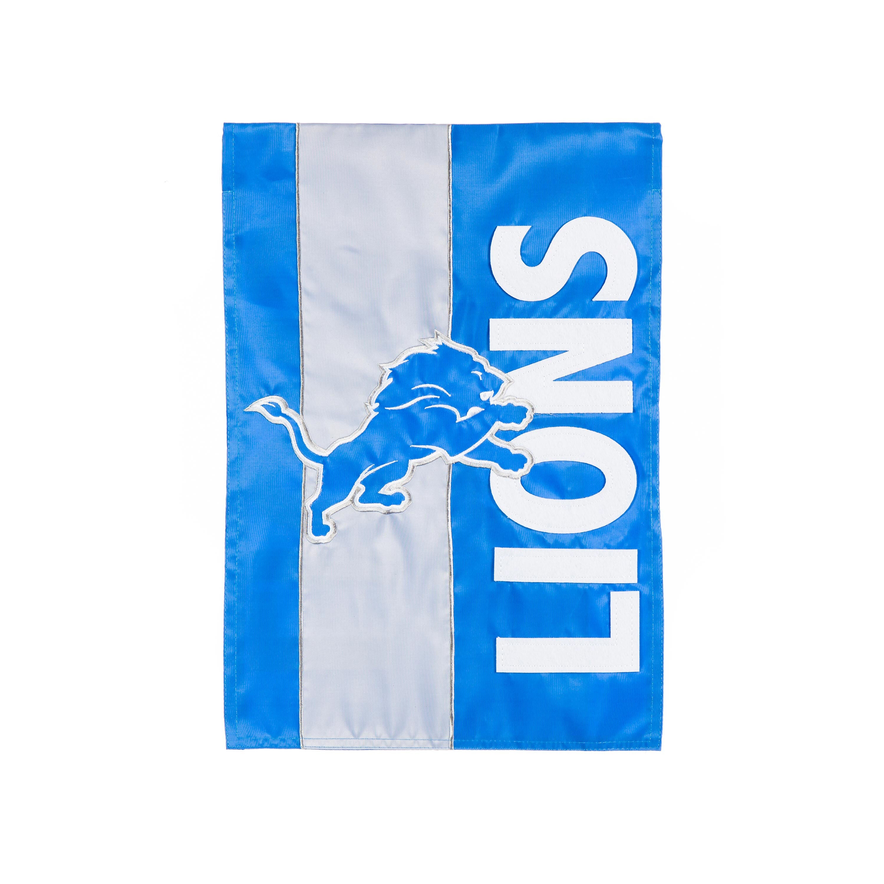 Detroit Lions Embellished Garden Flag