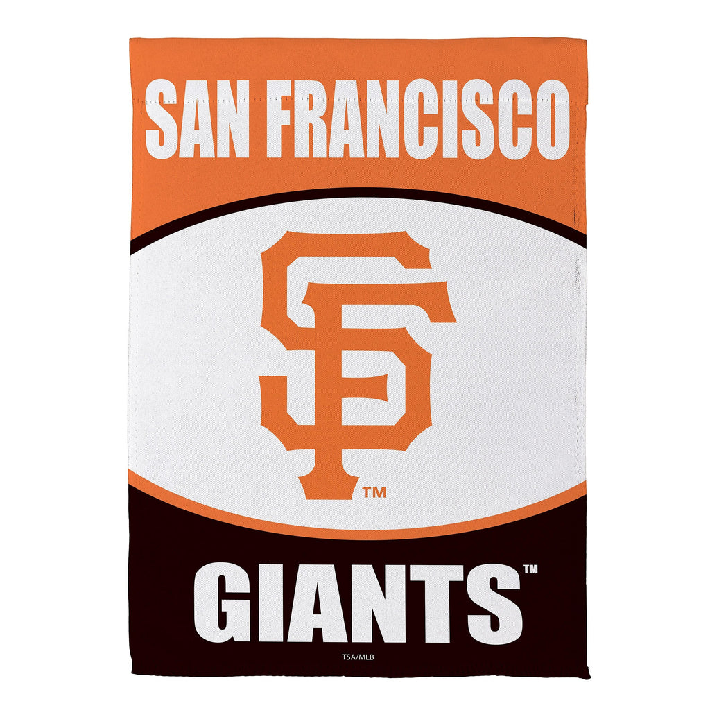San Francisco Giants Suede Garden Flag