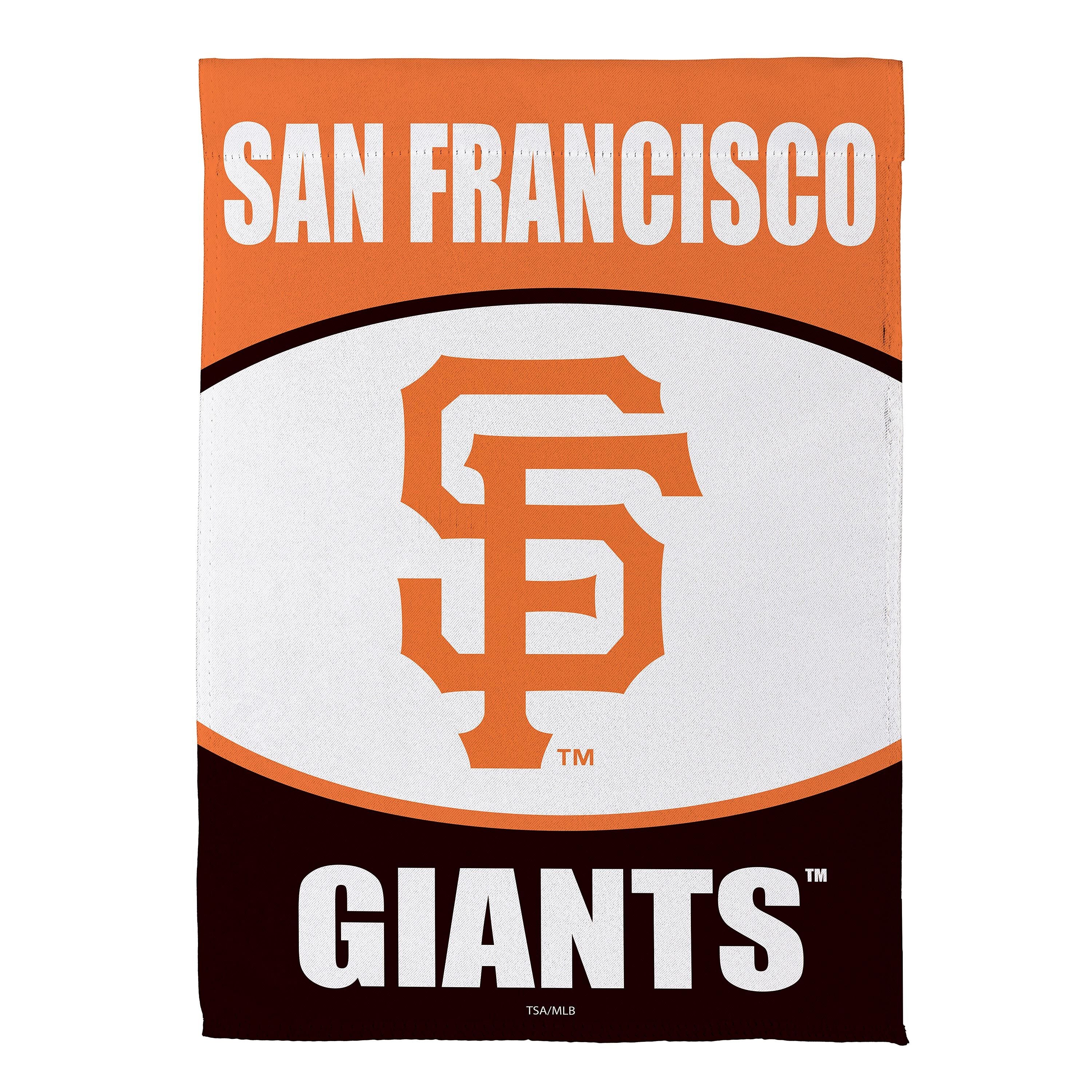 San Francisco Giants Suede Garden Flag