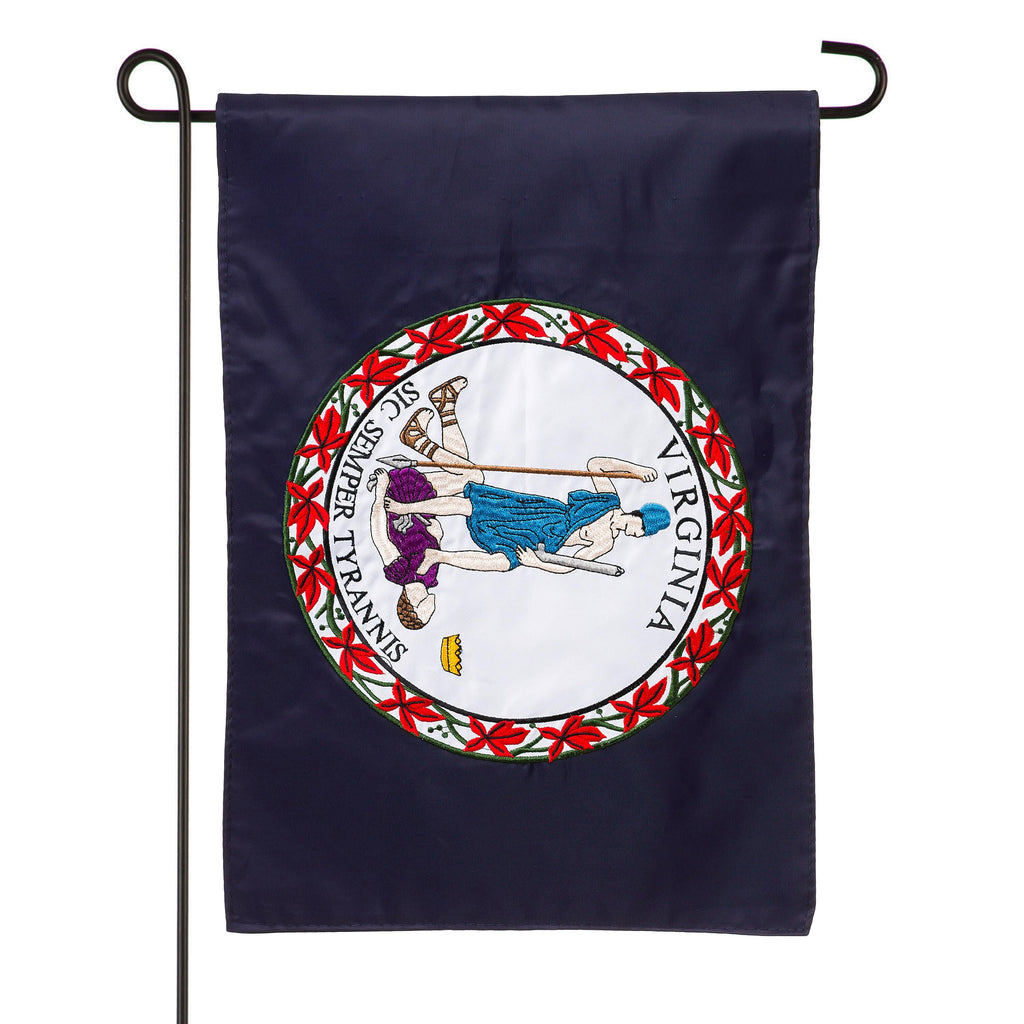 Virginia State Flag Garden Applique Flag