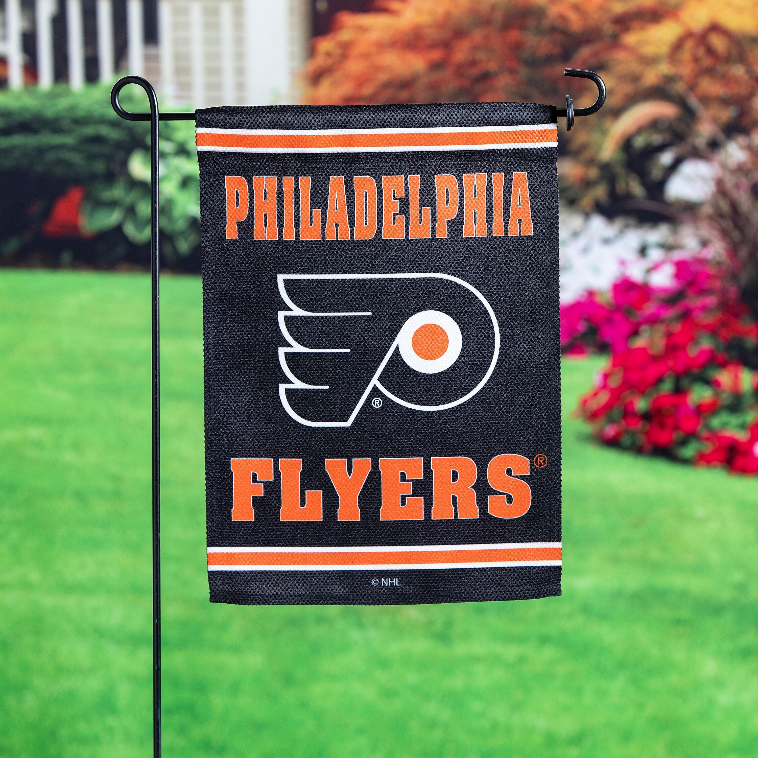Philadelphia Flyers Embossed Suede Garden Flag