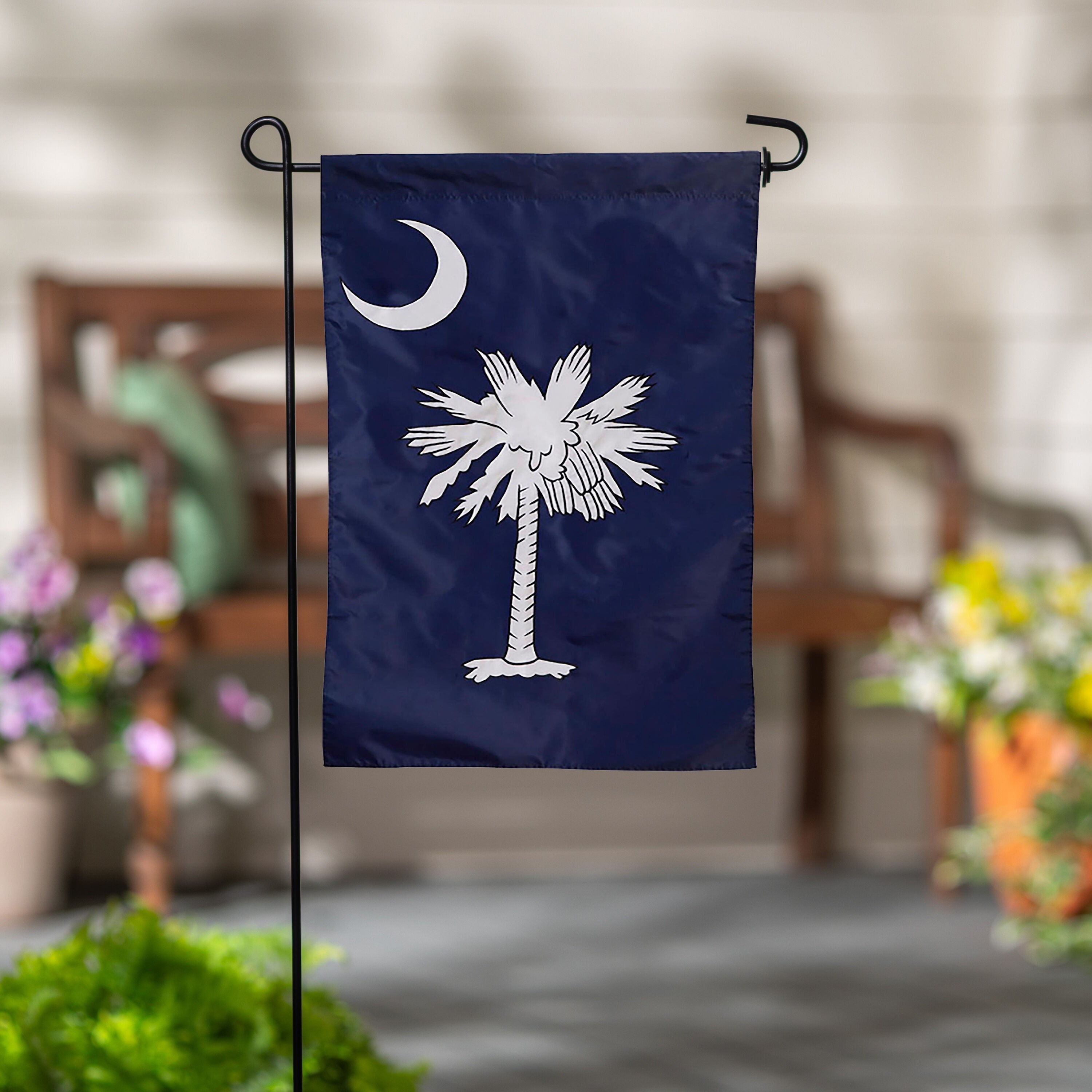 South Carolina Garden Applique Flag