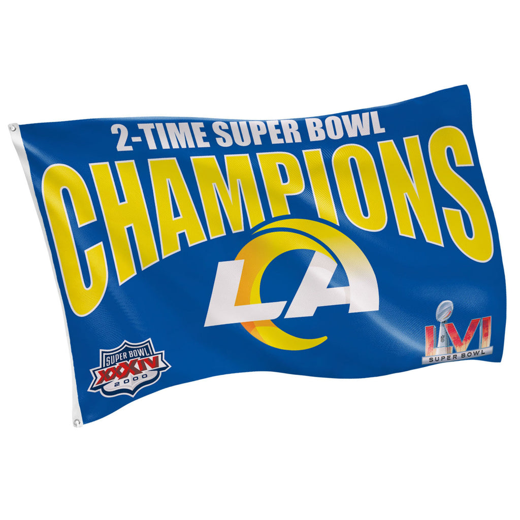 LA Rams, Super Bowl 2X Superbowl Champions, Football, 3x5 Flag