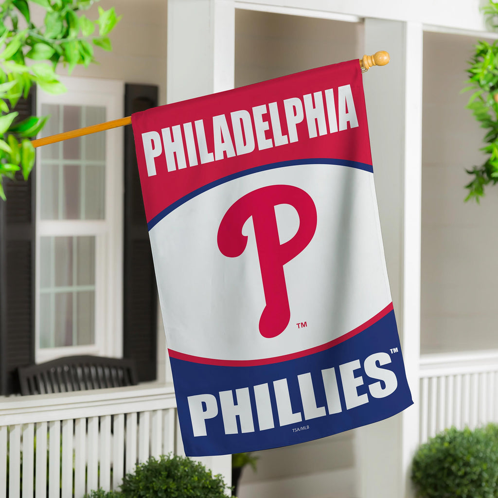 Philadelphia Phillies Suede House Flag