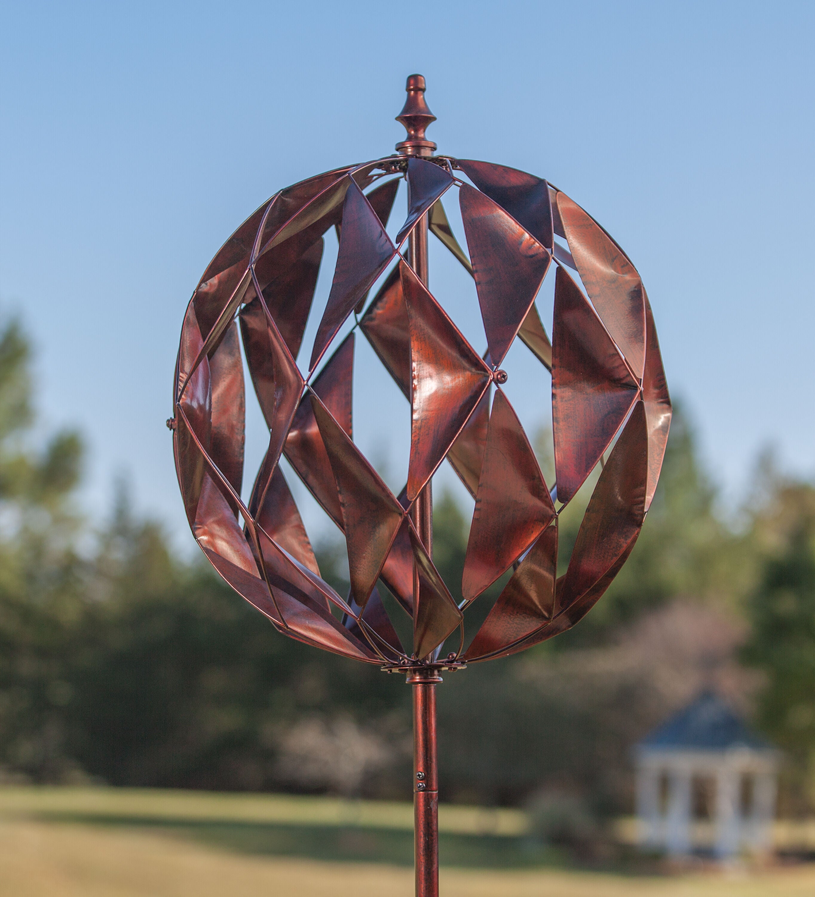 Harlequin Ball Wind Spinner