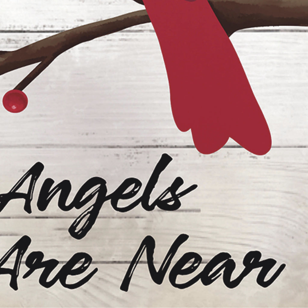 When Angels are Near Applique Garden Flag