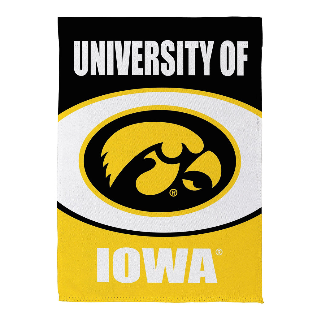 University of Iowa Suede House Flag