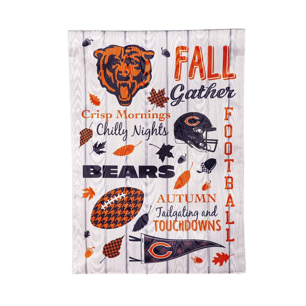 Chicago Bears, Moire Flag, GDN, Fall Seasonal