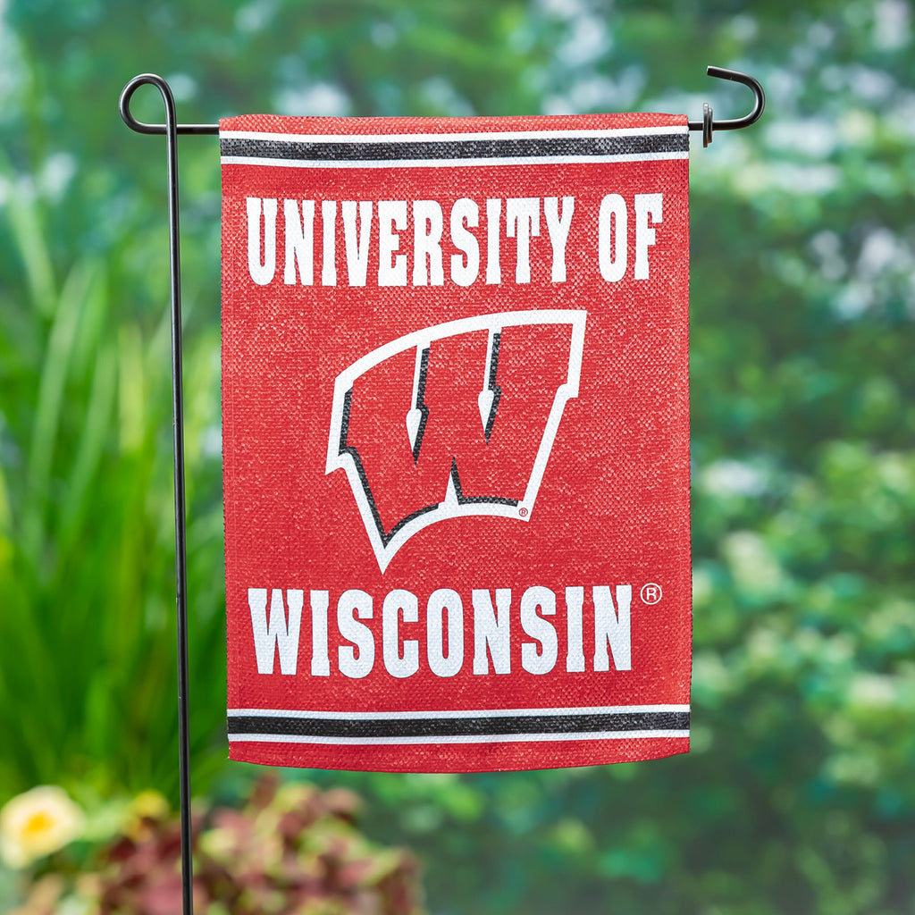 Embossed Suede Flag, GDN Size, University of Wisconsin-Madison