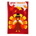 Candy Corn Turkey Garden Applique Flag