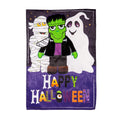 Happy Halloween Trio Applique Garden Flag