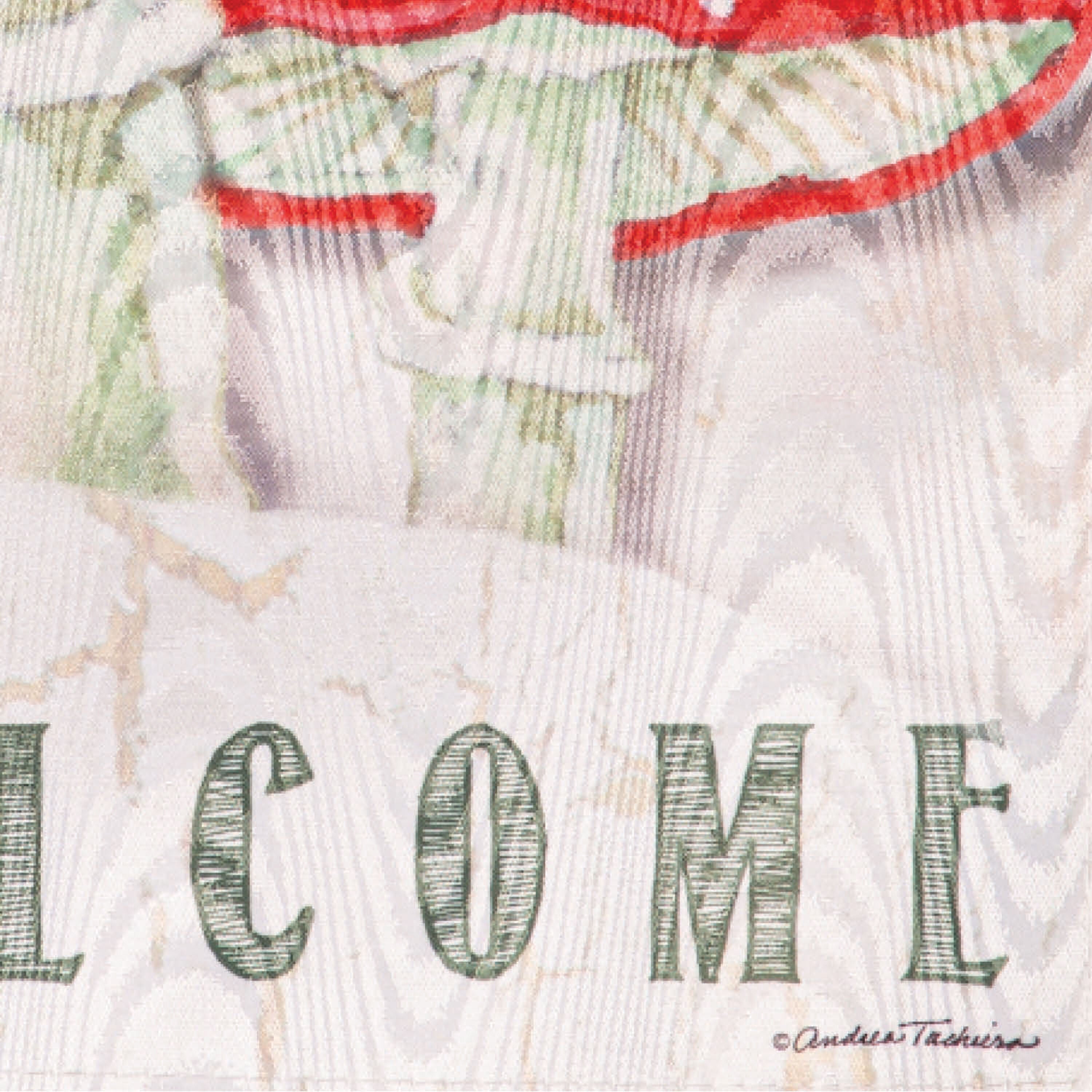 Chickadee and Winter Moire Garden Flag